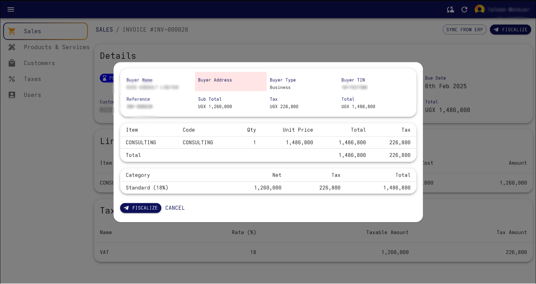 Fiscalize Reporting Overview